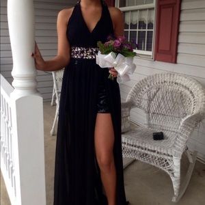 HOMECOMING/PROM DRESS w SHORTS- WORN ONCE